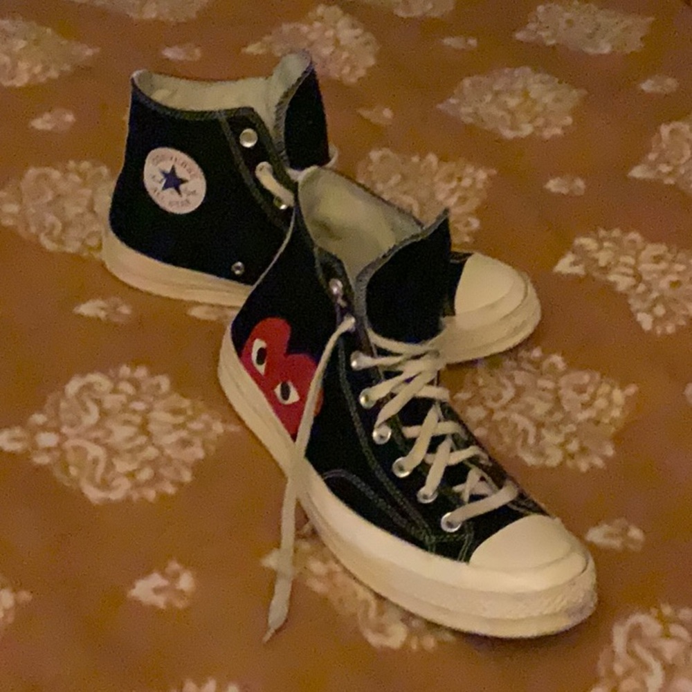 Comme des Garcons Converse. Good pre own condition. Sz.10.